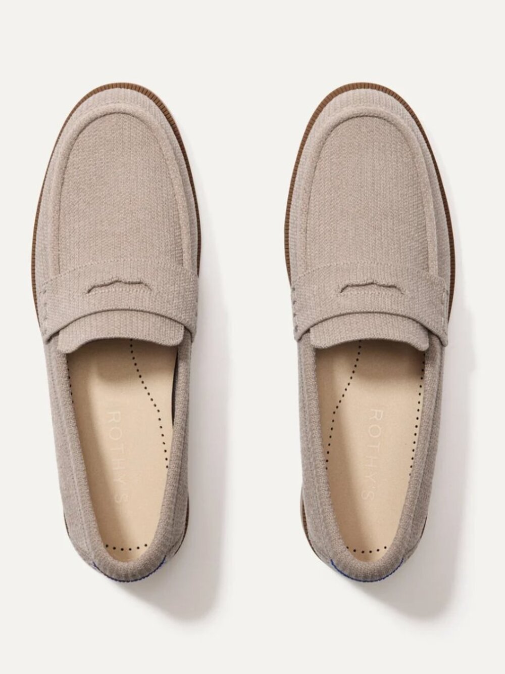 Rothy's: The Penny Loafer ReVelvet Dove Size 7.5
